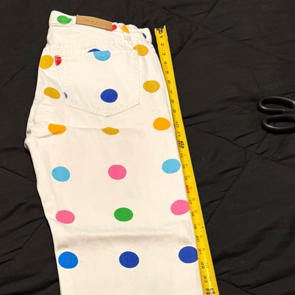 Mnml White and multi-coloured polka dot jeans 30 #polkadot - Picture 9 of 9